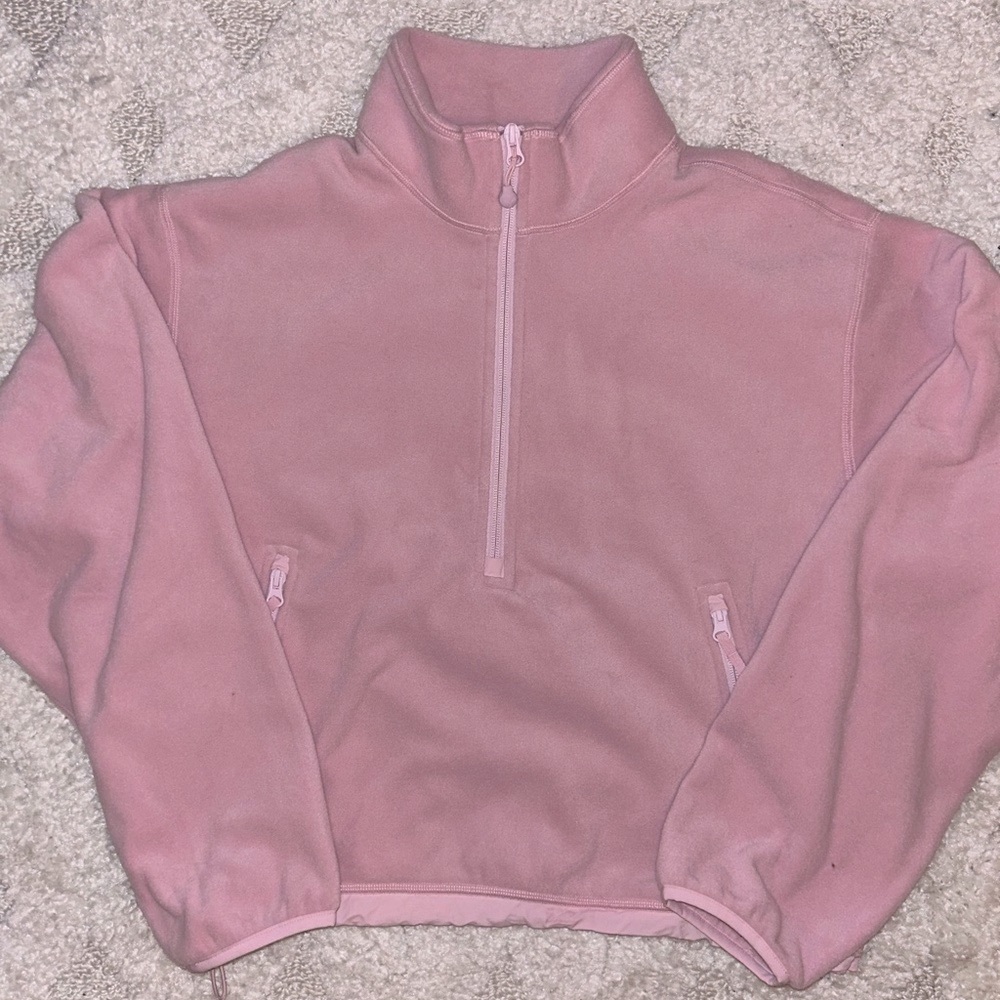 aritzia TNA polar 1/2 zip fleece